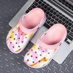 Unisex All Season Women's Mules Clogs Garden Sandals Sweet Candy Color Clog Slippers For Women Adult Beach Shoes