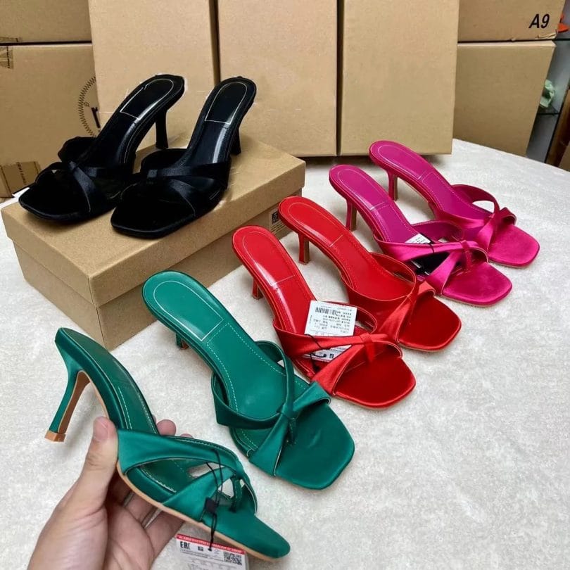 Fashion Cross Vamp Women Pumps High Heels